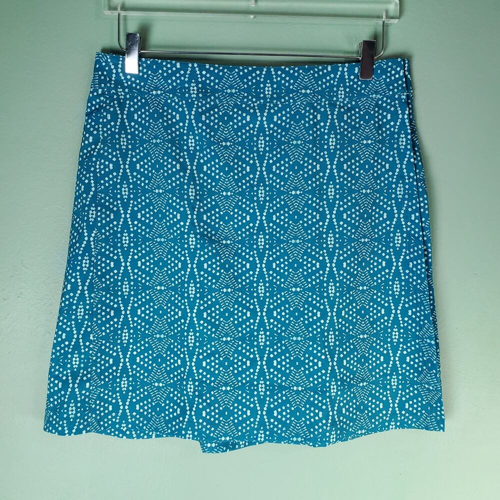 RipSkirt Hawaii Womens Blue Green Playa Ocean Beach Cover-up Skirt  Size Medium